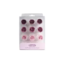 Rosen Lila-Ombre 12 Stück