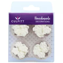 Sugar Decorations "Mini Blossom White" pk/48