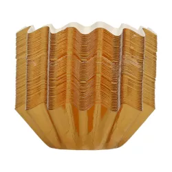 48 Goldene Backförmchen