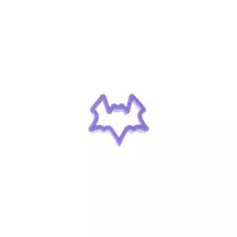 1 bat plastic cookie Cutter from Wilton