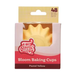 48 Yellow baking cups