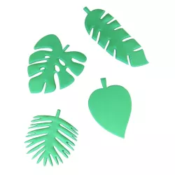 4 cookie cutters - tropical leaves