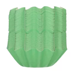 48 Green baking cups