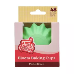 48 Green baking cups
