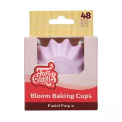 48 Lila baking cups