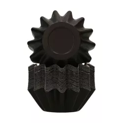 48 Black baking cups