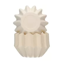 48 White baking cups