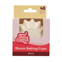 48 White baking cups