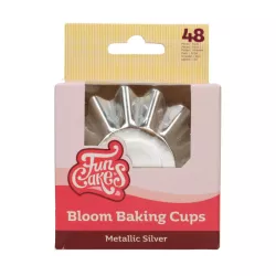 48 Silver baking cups