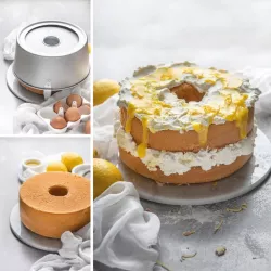 Backform für den klassischen Angel Food Cake aus Amerika