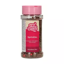 Streudekor Rentier – essbarer Weihnachtsstreudekor mit Rentierkopf und roten Zuckerperlen | Cakelicious