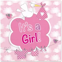 Napkins "It's a girl"