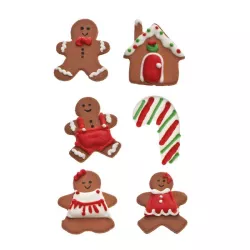 Sugar decoration "Gigerbread Men"