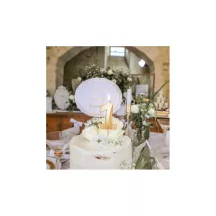 Large golden candle - Number: 1