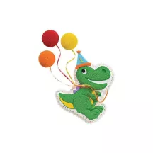 Dinosaur Baking tin, Aluminium, 27.5 x 21.3 cm | Cakelicious