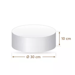 Torten-Dummy rund Ø 30 cm, 10 cm hoch | Cakelicious