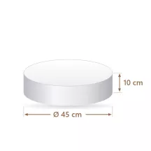 Torten-Dummy rund Ø 45 cm, 10 cm hoch | Cakelicious