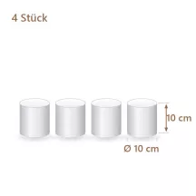 Polystyrene cake dummy round Ø 10 cm, 10 cm high | Cakelicious
