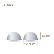 Hemispherical - Diameter 10 cm