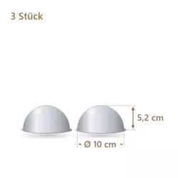 Stampi da forno per semisfere - diametro 10 cm