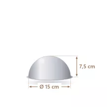 Backformen für Halbkugel - Durchmesser 15 cm