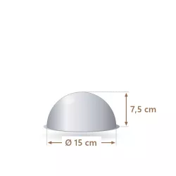 Backformen für Halbkugel - Durchmesser 15 cm