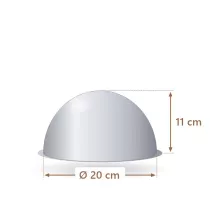 Moules demi-sphère - Diamètres 20 cm