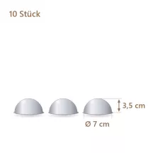Moules pour demi-sphères Ø 7 cm