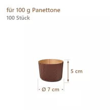 Panettone 100 g, 100 Formen