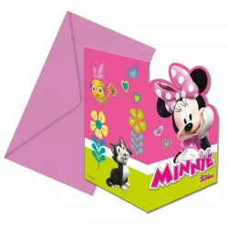 Minnie Mouse "Birthday invitations card" - 6pcs