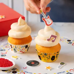 Cupcakes notes de musique