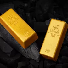 Stampo per cioccolato lingotto d'oro, 4 pezzi – Policarbonato, 12 x 5.5 cm