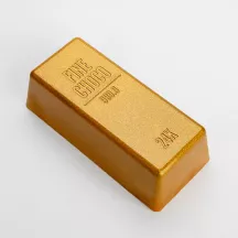 Gold Bar Chocolate Mold, 4 Pieces – Polycarbonate, 12 x 5.5 cm