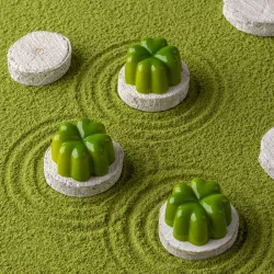 Praline mold cloverleaf for 24 Pralines
