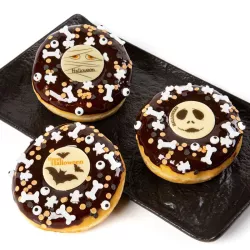 12 Décorations en chocolat blanc - Halloween