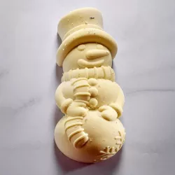 Moule en silicone bonhomme de neige, 25 cm - moule à bûche de Noël