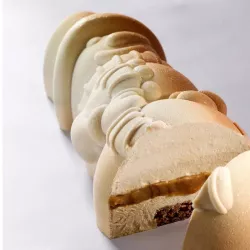 Snowman Silicone mold, 25 cm - Christmas bundt cake mold