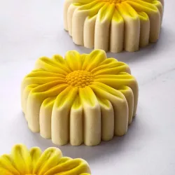 Blüten Silikonform 12 Stück - Dessertform