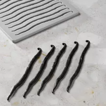 Silikonform Vanilleschote Mini 10 Stück – Gebäck und Schokoladendeko