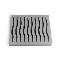 Stampo in silicone Baccello di vaniglia Mini 10 pezzi – dolci e decorazioni di cioccolato