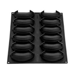 Moule en silicone banane XL 12 pièces – pour pâtisseries, chocolat et glaces