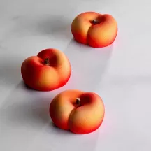 Stampo in silicone Pesca XL 12 pezzi – dolci, cioccolato, gelato