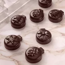 Pralinenform Weihnachtskugeln 20 Stück – Polycarbonat