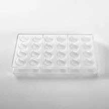 Praline mold leaves 24 pieces – Polycarbonate, high gloss