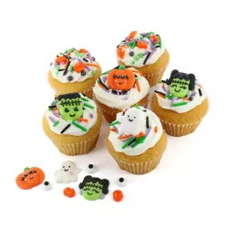 Halloween Monster Zuckerdekoration 12 Stück