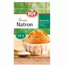RUF Bicarbonate de soude 50 g – bicarbonate pur pour la cuisine et la boulangerie | Cakelicious