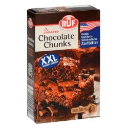 RUF Chocolate Chunks Dark Chocolate 100 g – bold chocolate flavour for your baked goods | Cakelicious