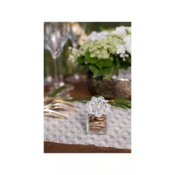 Square glass jars - Baptism