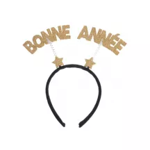 1 Glitter "Bonne année" headband