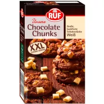 RUF Chocolate Chunks Weiss 100 g – saveur intense de chocolat pour vos pâtisseries | Cakelicious